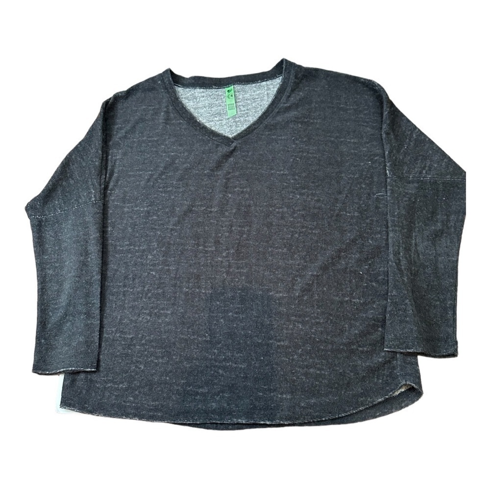 Honeydew Grey V-neck Sweater Size S